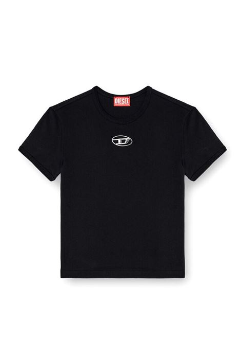 t uncutie long t-shit woman black DIESEL | A16839 0CLBR9XX